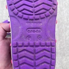 Crocs サンダル ミッキーマウス C12 キッズ パープルの画像