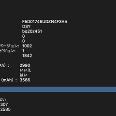 MacBook Air（Retina,13インチ,2020）256GB/16GB〈MWTJ2J/A〉⑥の画像
