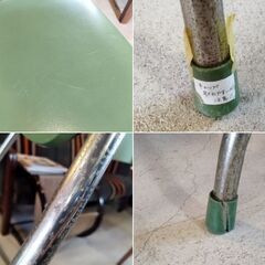 ヴィンテージチェア 昭和レトロ ダイニングチェア 椅子 いす イス ビンテージ　/TJ-2496 1Fの画像