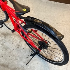 ⭐︎値下げ⭐︎K2507-048 FERRARI SCUDERIA 折りたたみ式マウンテンバイク レッド 26インチ 中古美品 鍵無しの画像