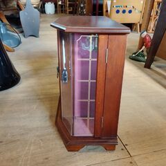 昭和レトロ ジュエリーボックス キャビネット型 ジュエリーケース アクセサリーボックス　/TJ-2499 2F南の画像
