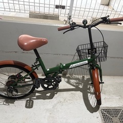 6段階変速　折りたたみ自転車の画像