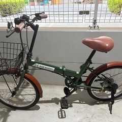 6段階変速　折りたたみ自転車