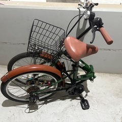 6段階変速　折りたたみ自転車の画像