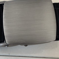 新品未使用 ベルト メンズ 【穴なし 長さ120cm】 ナイロン無段階調整 ブラック 黒 の画像