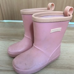 après les cours アプレレクール　長靴　女の子　キッズ　梅雨　スニーカー　ピンク　くすみ　レインブーツの画像