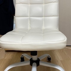 【無料･おしゃれ】ホワイト デスクチェア の画像
