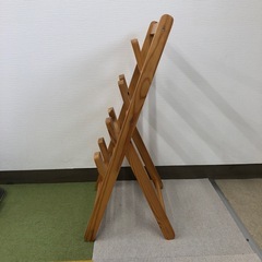 木製スリッパラックの画像