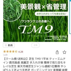 トヨタの天然芝TM9、本日限定でお譲りします！の画像