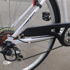 【売約済み】27インチ 🚲 中古 自転車 12,800円 🔁6段切替 💡オートライト付 新規防犯登録料コミ 782の画像