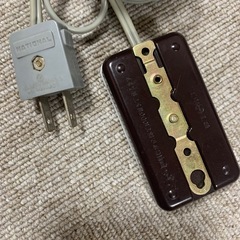 ナショナル7m1000w2口電源タップの画像