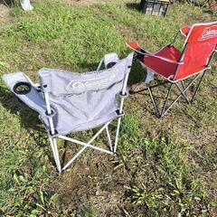 コールマンのテーブル、チェア2脚セット　バラ売り可能ですの画像