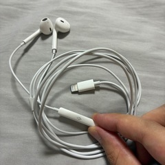 【取引終了】【Apple純正部品】iPhone8付属　純正イヤホン　有線タイプ　EarPods with Lightning Connectorの画像