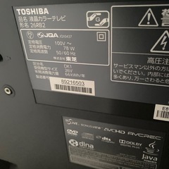 テレビ26型の画像