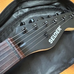 【8/25（月）まで】エレキギター　SELDER STC-04 黒マットカラーの画像