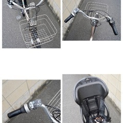 {受付中}🔴⭐️超特価⭐🔴電動自転車 ブリヂストン 20インチ 子供乗せ 中古 062301の画像