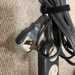 ナショナル3m1500w3口電源タップの画像