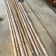 真竹 無料でお譲りします アンティーク 竹材の画像