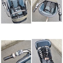 {受付中}🔴⭐️超特価⭐🔴電動自転車 ブリヂストン 20インチ 子供乗せ アシスト 中古 062301の画像