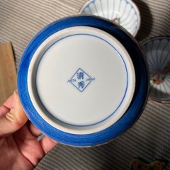 【有田焼】皿 5枚 と箸置き5個セット　柄違いセットの画像