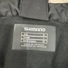 シマノ デュラスト ウォームレインパンツ ブラック Mの画像