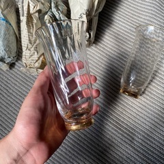 ガラス製飲み物用グラス 5個セットの画像