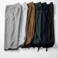 【新品同様・状態良好】UNIQLO ユニクロ:UNIQLO C:スウェットワイドパンツ、size :M、カラー:グレー・ネイビー、各1本計2本【0円】の画像