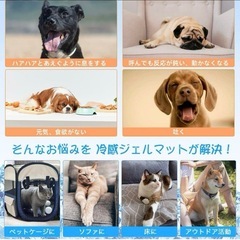 【2025】ペット クールマット 冷感さジェルマット30×40cm 熱中症対策の画像