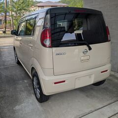 日産　モコ　車検付き　ナビ(Bluetooth付)　バックカメラ　プッシュスタートの画像