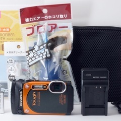 自撮りも簡単！OLYMPUS TG-860★Wi-Fi内蔵★アウトドアカメラ  1ヶ月動作補償あり！ 安心の補償付き発送！ 送料無料！の画像