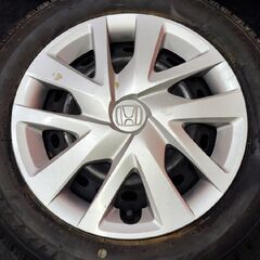 【BS BLIZZAK VRX 155/65R14】スタッドレス【ホンダ N-BOX 純正ホイール 14インチ 4.5J4HPCD100約+45】20年製 バリ溝 N-ONEにも (KTM445)の画像