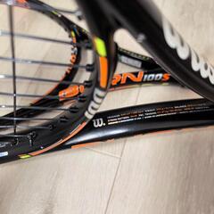 【2本セット】テニスラケット ウィルソン バーン 100S Wilsonの画像