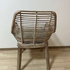 ラタン調椅子イス7/11  16:00までの画像