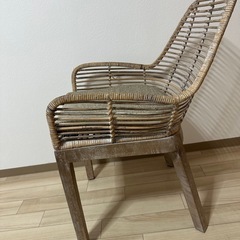 ラタン調椅子イス7/11  16:00までの画像