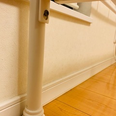 美品！白いプリンセスベッド(セミダブル)の画像