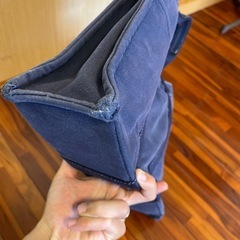 エルメス エールライントートバッグキャンバスブラック　MM　HERMES 黒　鞄の画像