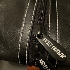 Harley Davidson レザーボストンバッグの画像