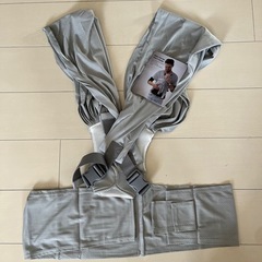 新品未使用 W'rap 赤ちゃん 抱っこ紐 スリング 【新生児 20㎏まで】メッシュ グレーの画像