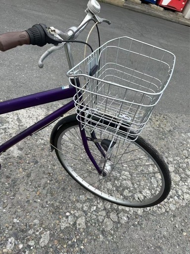 自転車紫(6ギア)