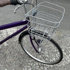 自転車紫(6ギア)の画像