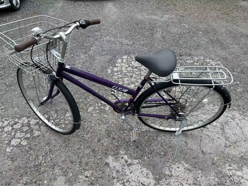 自転車紫(6ギア)