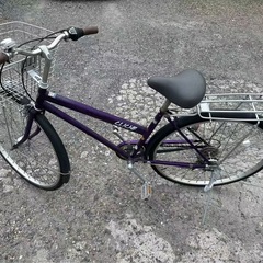 自転車紫(6ギア)の画像