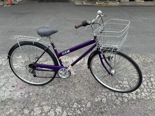 自転車紫(6ギア)