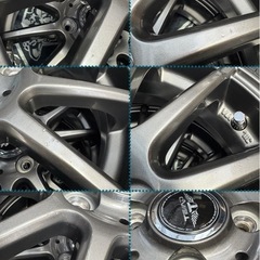 「商談中」⑩155/65R14新品タイヤ4本と中古ホイールとナット付きの画像