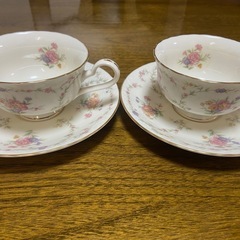 ノリタケPAVIA カップ＆ソーサー2客セット