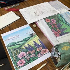 和泉市大人の塗り絵教室の画像