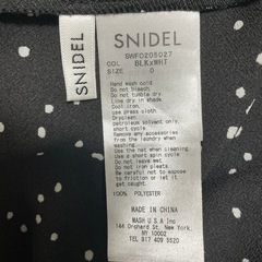 snidelのドット柄ワンピースです☺️の画像