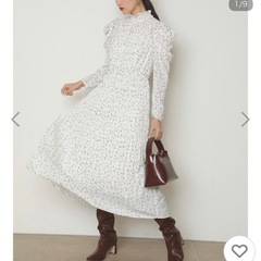 snidelのドット柄ワンピースです☺️の画像
