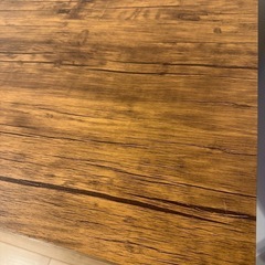 ダイニングテーブル　ブラウン　ウォルナット　木目柄　160cm 6人用の画像