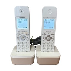 パイオニア TF-FD35T(TY) コードレス電話機 子機2台付き(取説付)の画像